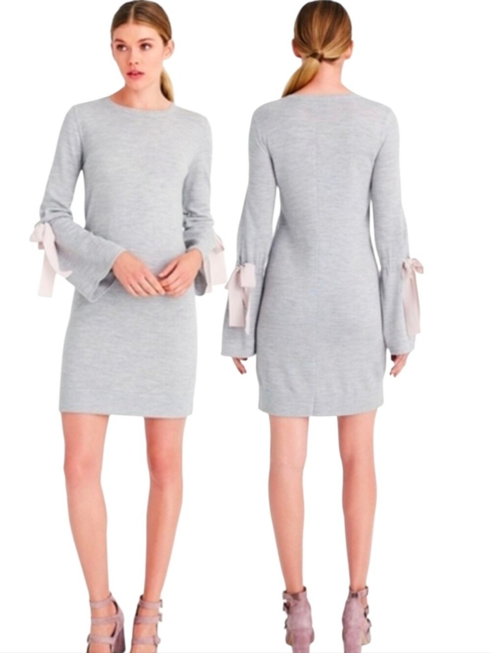 CLUB MONACO Sohrab 100% Wool Mini Sweater Dress - Size M
